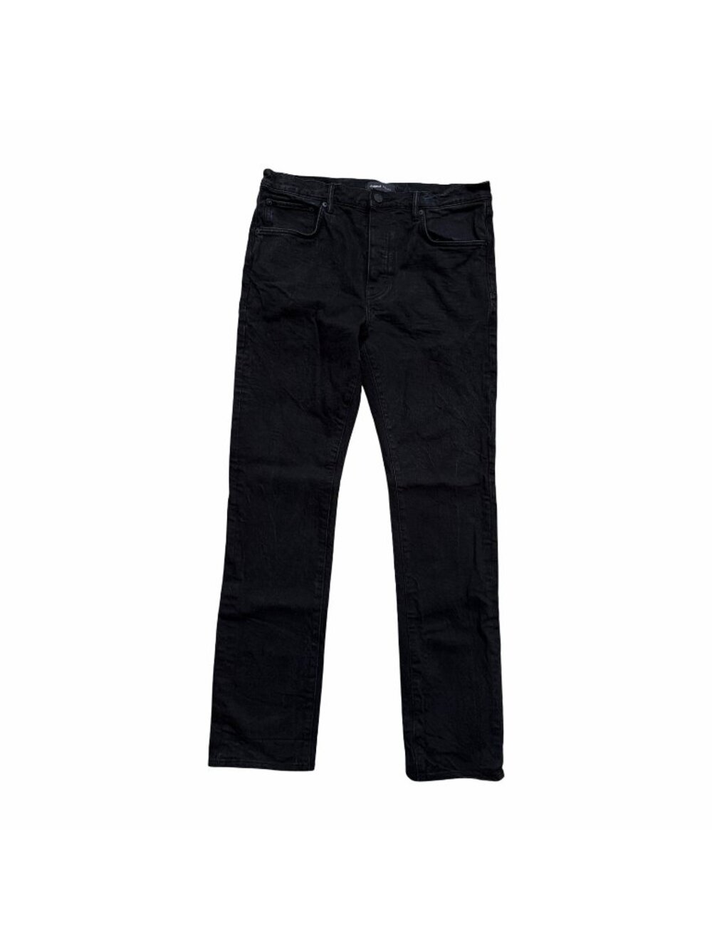 Purple Brand P005 Slim Straight Jeans Black Raw Denim Size 34x32 Streetwear City
